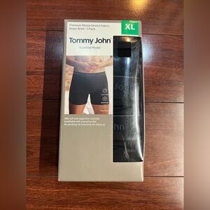 3-Pack Tommy John Essential Modal Boxer Brief Mens XL 39-42” Black Sealed New
